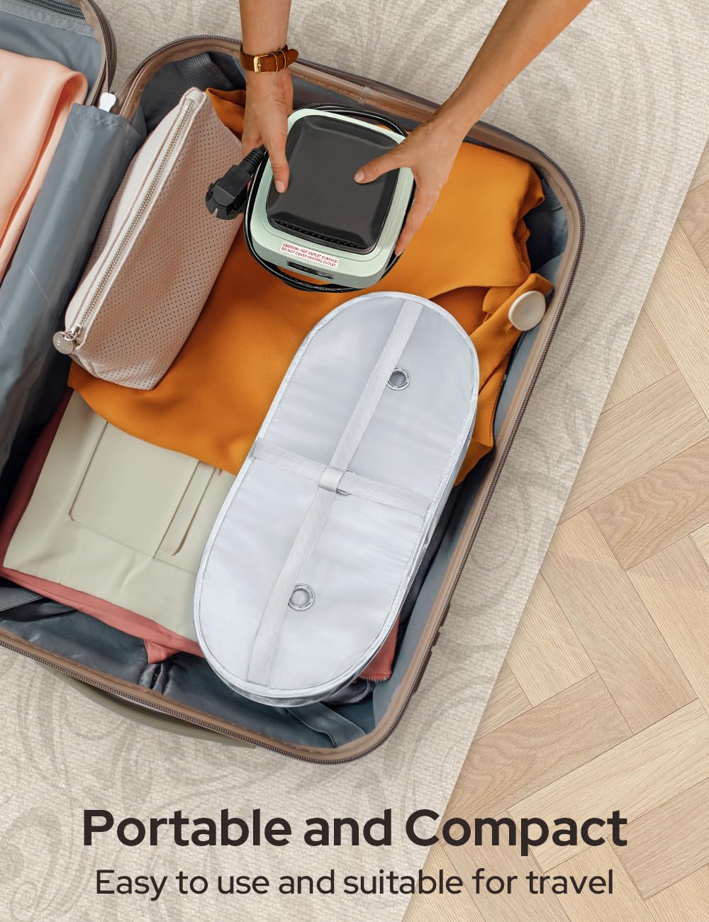 CostarMatter Hangable & Foldable Warmer for Clothes, Underwear, Baby Clothes | Mini Portable Heater with Timer