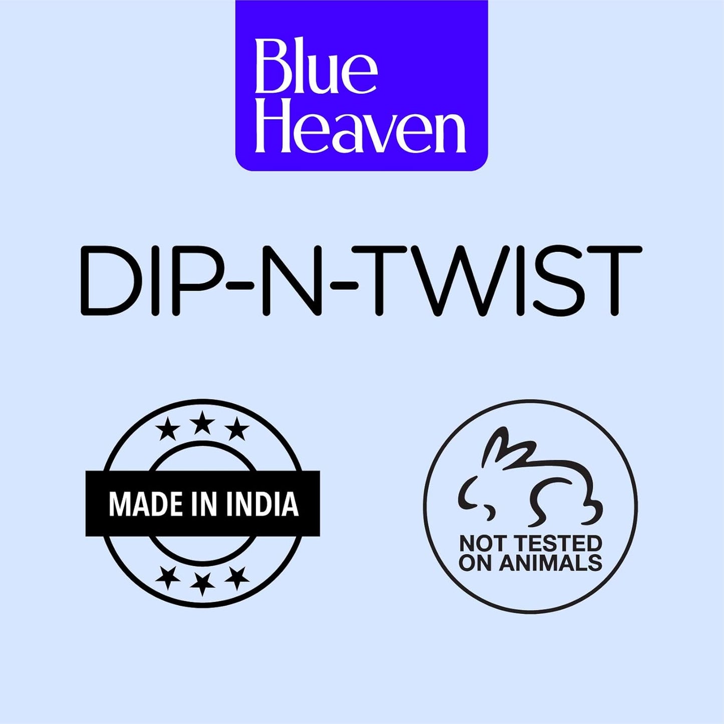 Blue Heaven Dip & Twist Nail Polish Remover | Infused with Vitamin E and Almond Oil | Acetone Free | Gentle Nail paint Remover | 40ml